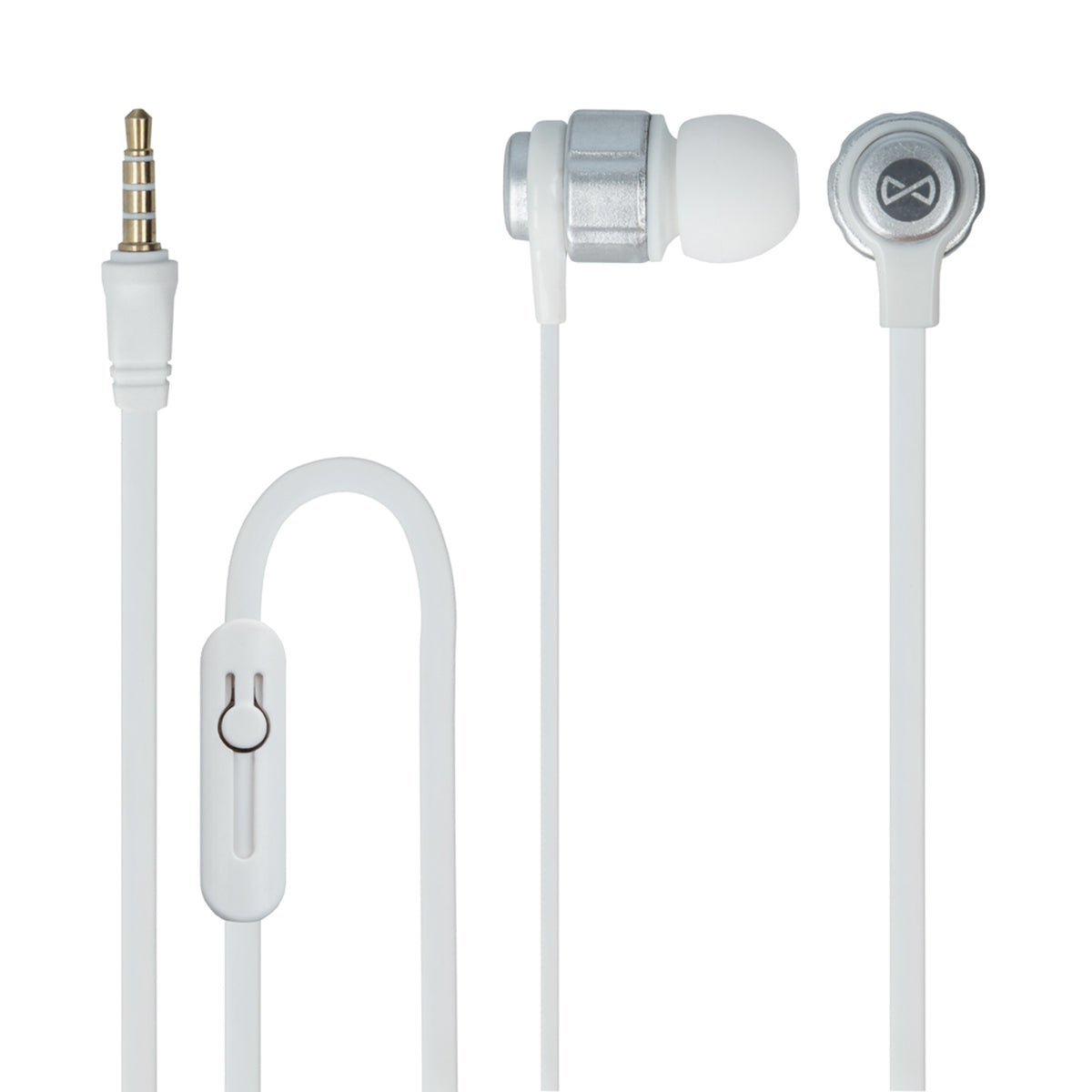 Forever Høretelefoner - Ledning - 3.5mm mini-jack - Hvid