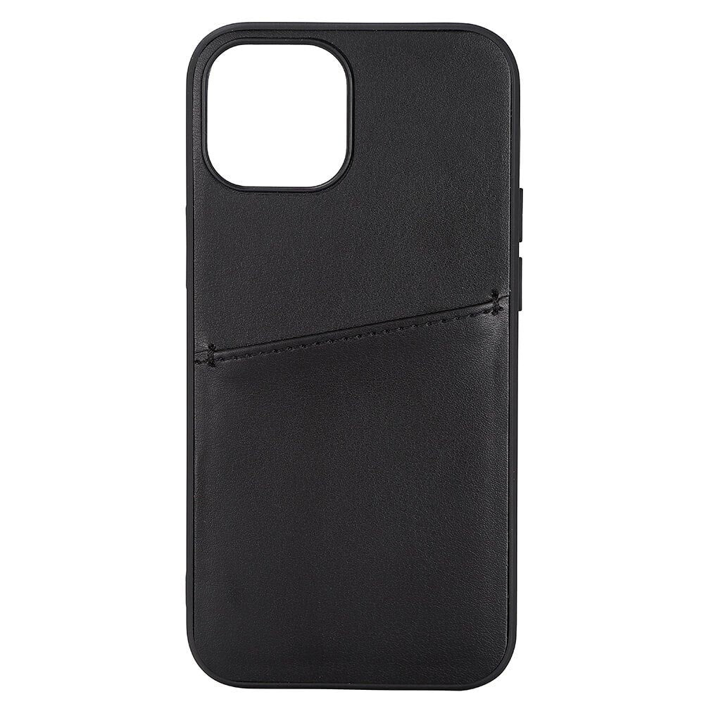 Buffalo iPhone 13 Mini Kunstlæder Bagside Cover m. Kortlomme - Sort