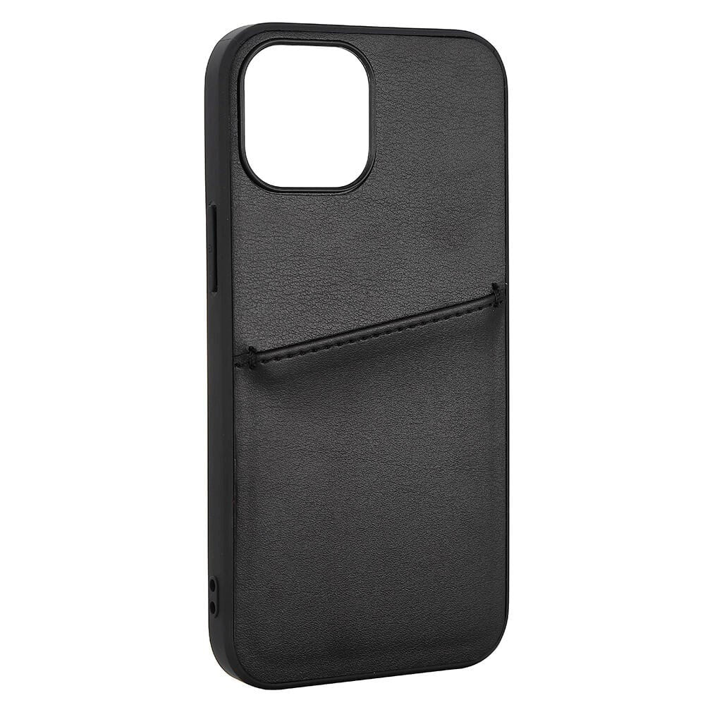 Buffalo iPhone 13 Mini Kunstlæder Bagside Cover m. Kortlomme - Sort