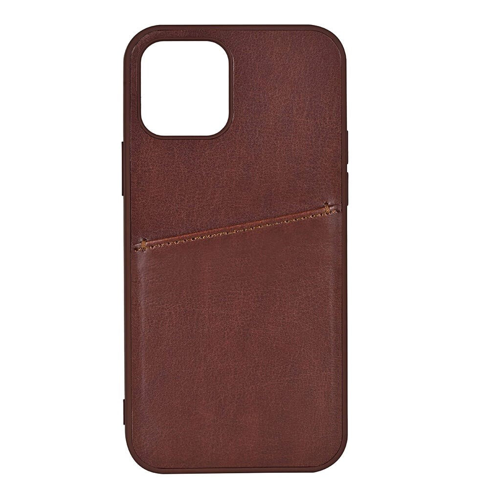 Buffalo iPhone 13 Mini Kunstlæder Bagside Cover m. Kortlomme - Brun