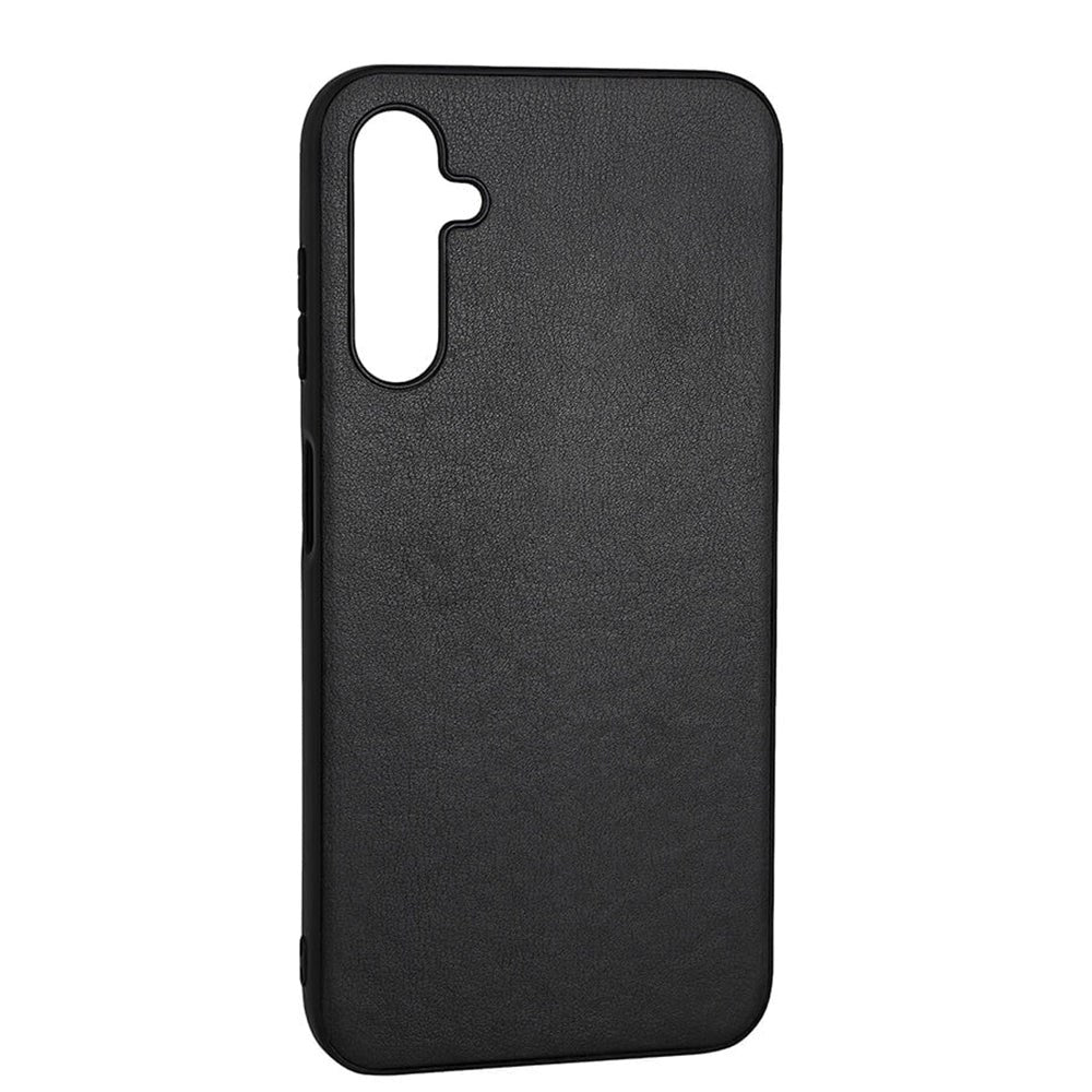 Samsung Galaxy A15 (5G) / A15 Buffalo Vegansk Læder Bagside Cover - Sort