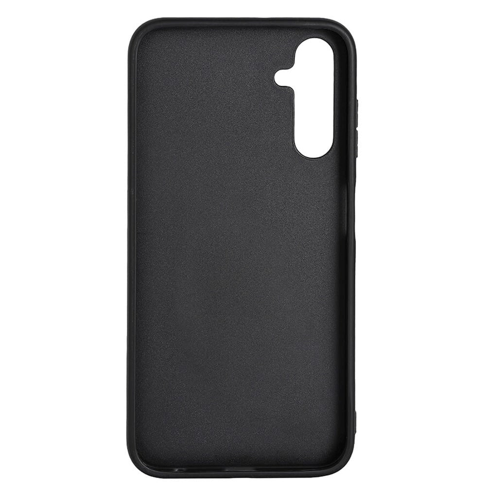 Samsung Galaxy A15 (5G) / A15 Buffalo Vegansk Læder Bagside Cover - Sort