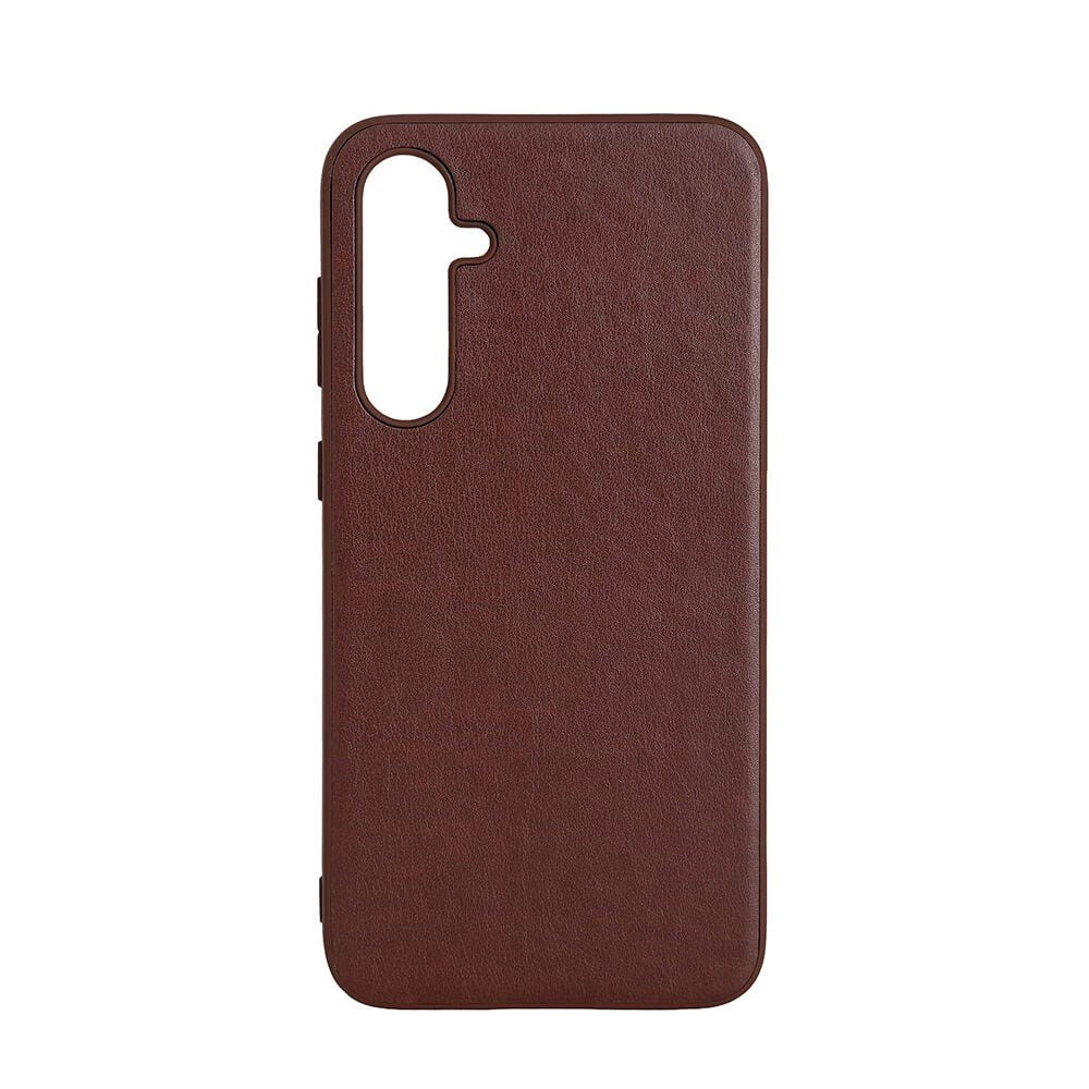 Samsung Galaxy S23 FE Buffalo Ægte Læder Bagside Cover - Brun