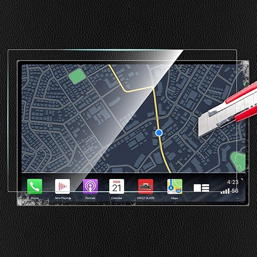 GrizzGlass Polestar 2 (2021 - 2024) Skærmbeskyttelsesfilm til Display - Gennemsigtig