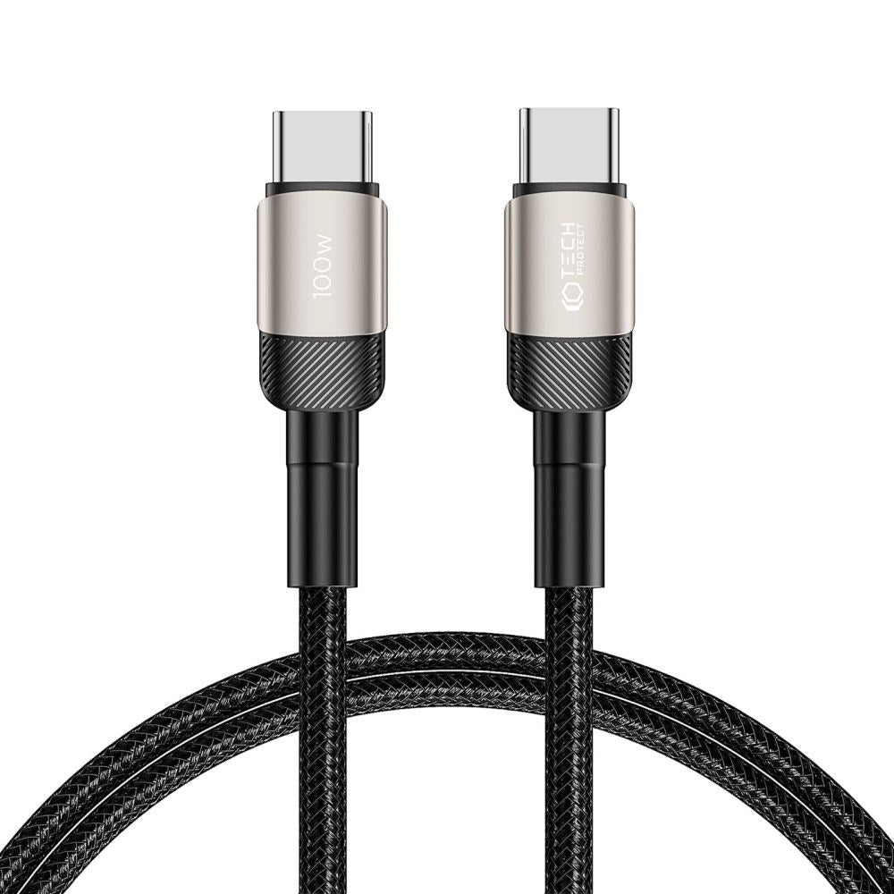 Tech-Protect Ultraboost Evo USB-C til USB-C Kabel 1000W/5A 1m - Titanium