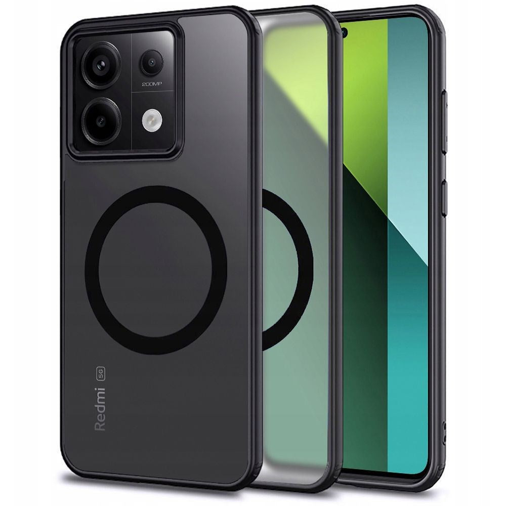 Xiaomi Redmi Note 13 Pro (5G) / Poco X6 Tech-Protect Magmat Bagside Cover - MagSafe Kompatibel - Mat Sort