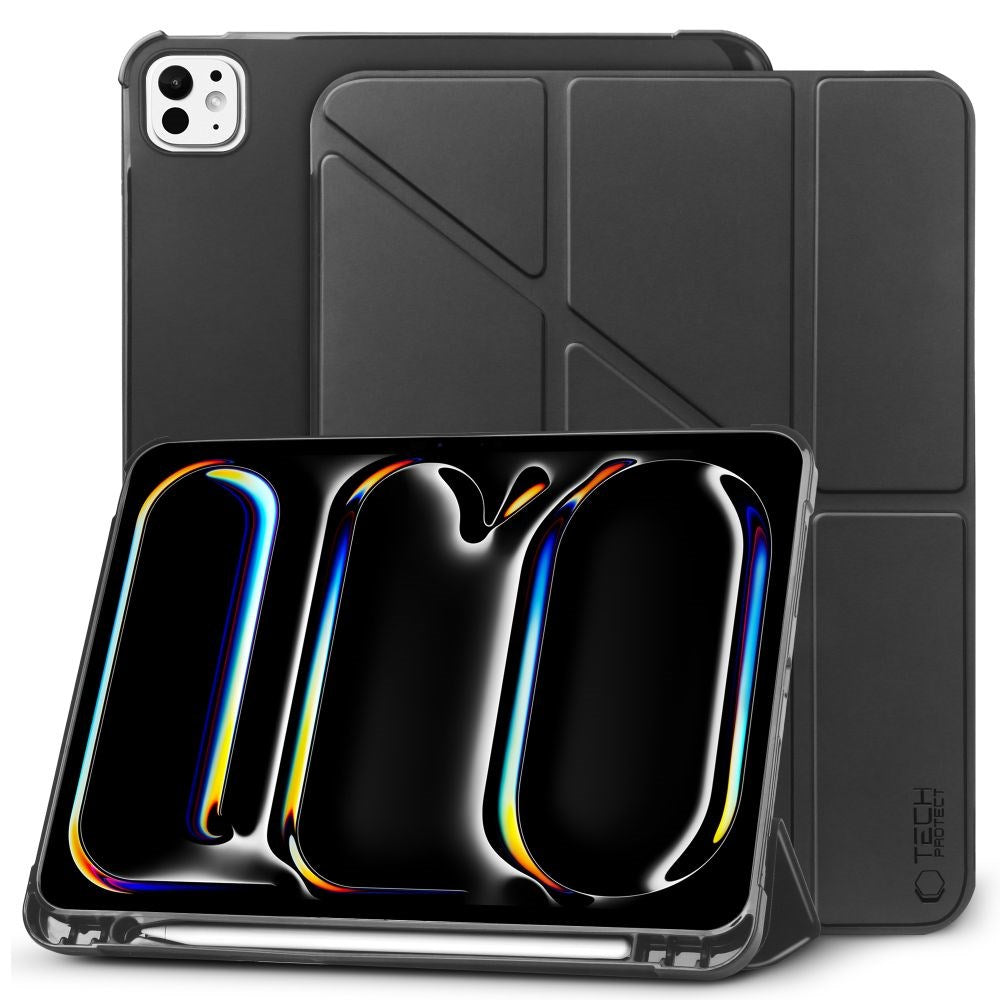 Tech-Protect iPad Pro 11" (2025 / 2024) SC Origami Cover m. Apple Pencil Holder - Sort