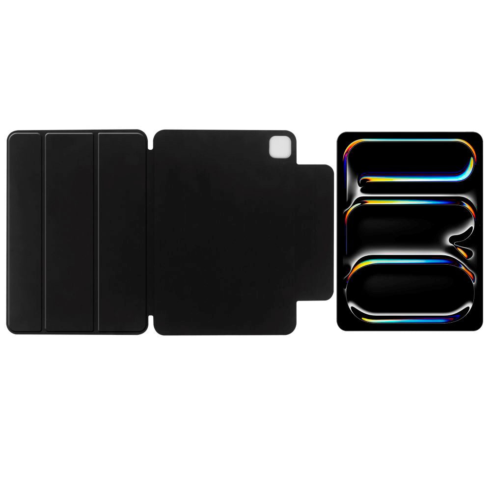 iPad Pro 11" (2025 / 2024) Tech-Protect Smartcase Magnetisk Cover Tri-fold - Sort