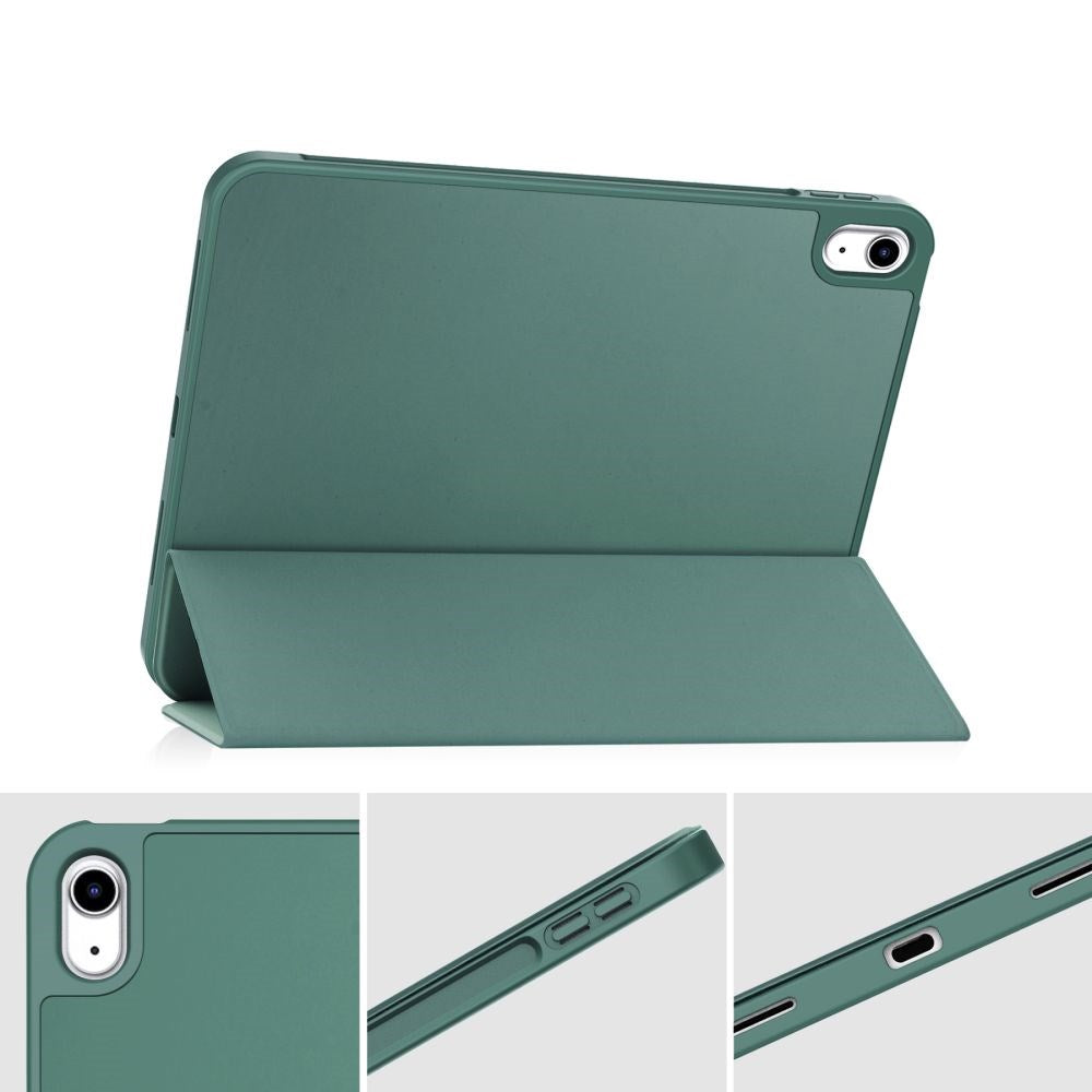 Tech-Protect iPad 11" (2025) / iPad 10.9" (2024/2022) SC Cover m. Apple Pencil Holder - Mørkegrøn