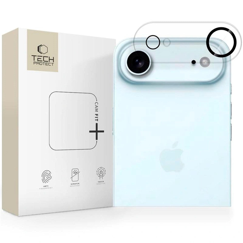 Tech-Protect Cam Fit+ - iPhone Air - Kameralinsebeskyttelsesglas - Gennemsigtig