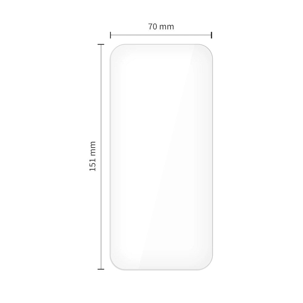 Tech-Protect - iPhone Air - Glass Fit+ Skærmbeskyttelsesglas - 2 stk - Gennemsigtig