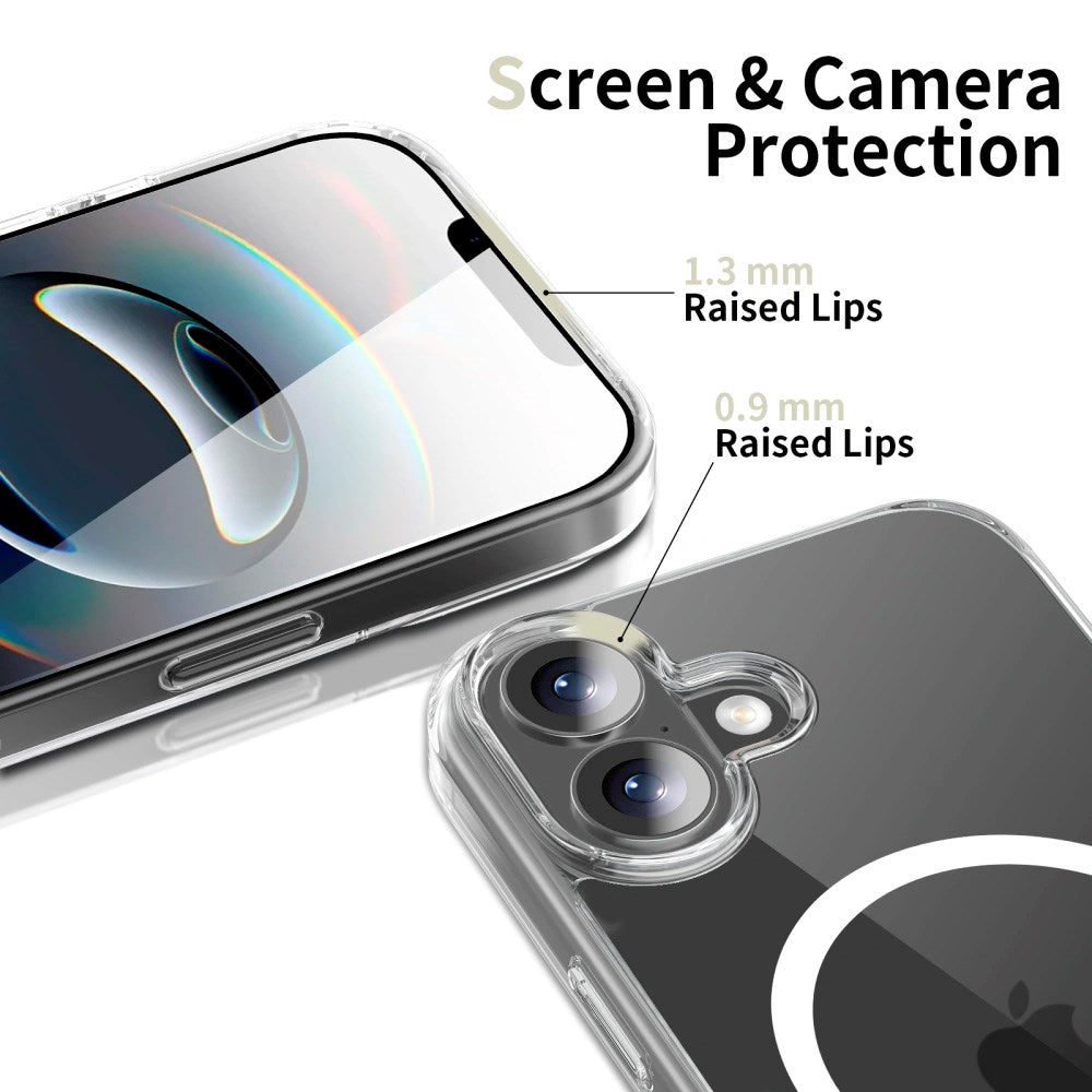 Tech-Protect - iPhone 17 - Flexair Hybrid Cover - MagSafe Kompatibel - Gennemsigtig