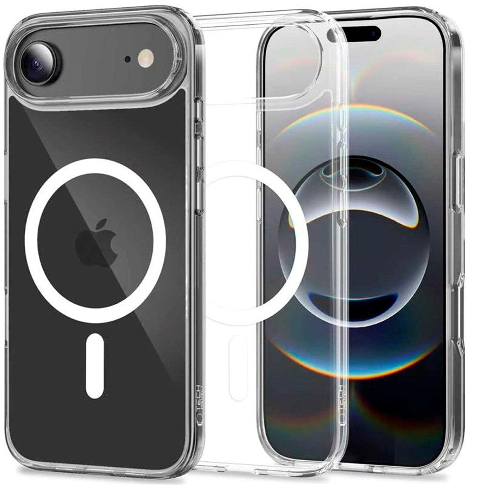 Tech-Protect - iPhone Air - Flexair Hybrid Cover - MagSafe Kompatibel - Gennemsigtig