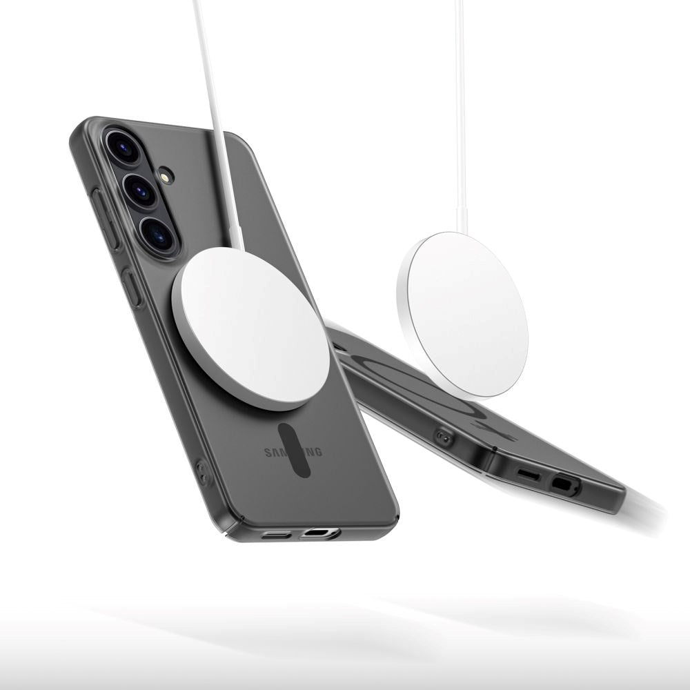 Samsung Galaxy S25 Tech-Protect MagSlim Bagside Cover - MagSafe Kompatibel - Mat Sort