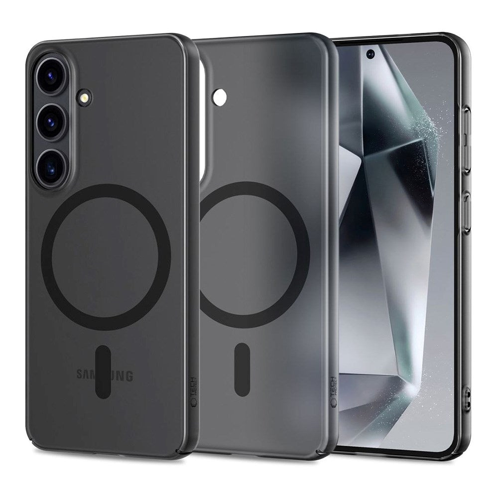 Samsung Galaxy S25 Tech-Protect MagSlim Bagside Cover - MagSafe Kompatibel - Mat Sort