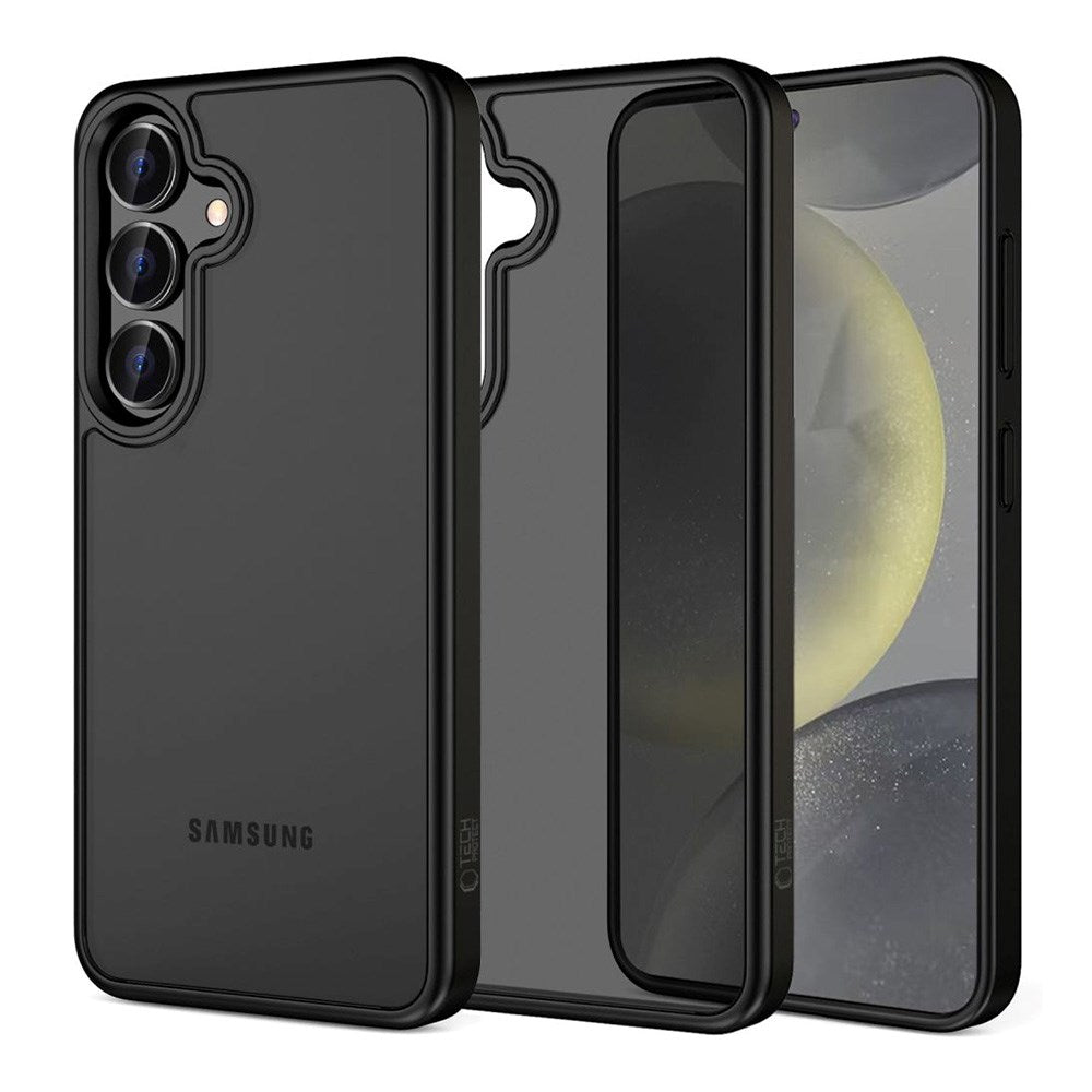 Samsung Galaxy S25 Tech-Protect Magmat Bagside Cover - Mat Sort