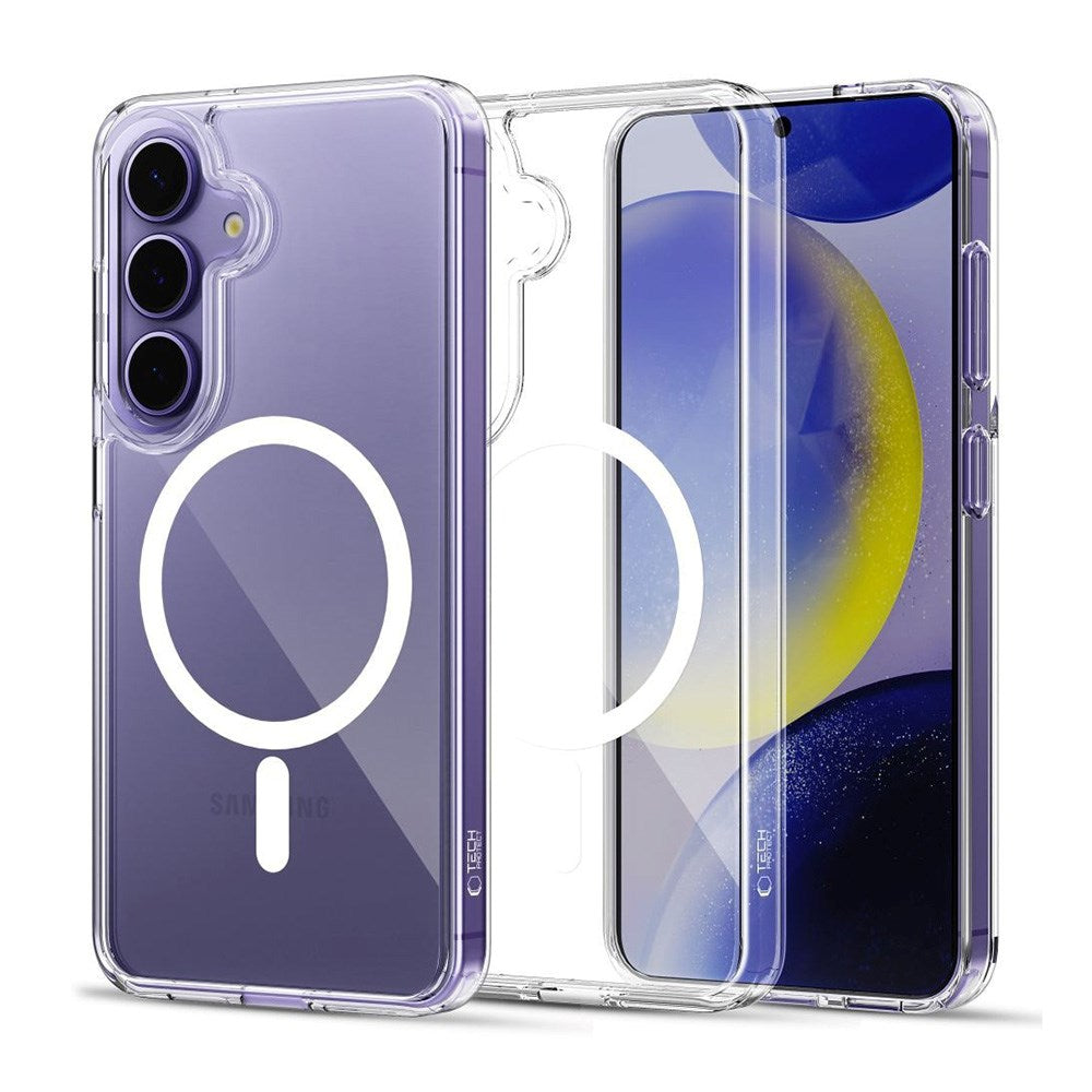 Samsung Galaxy S25+ (Plus) Tech-Protect Flexair Hybrid Bagside Cover - MagSafe Kompatibel - Gennemsigtig