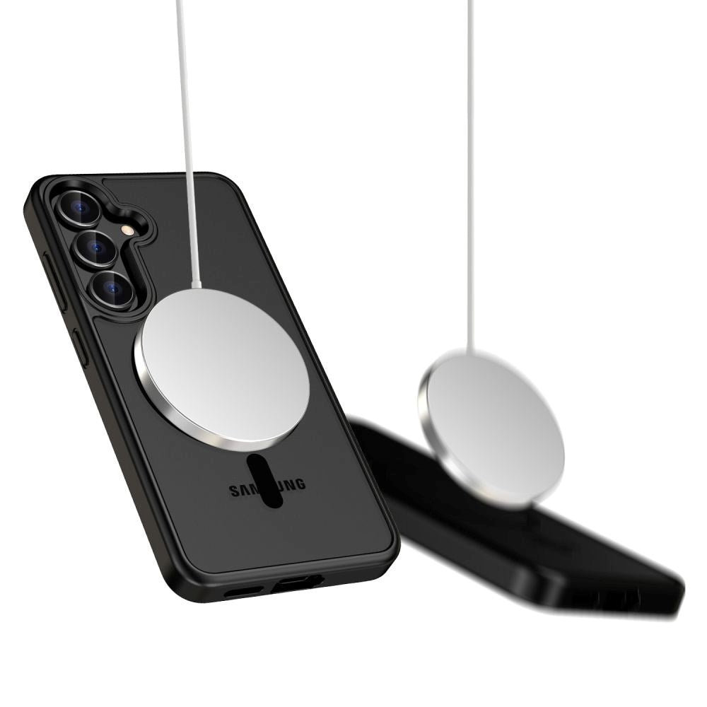 Samsung Galaxy S25+ (Plus) Tech-Protect Magmat Bagside Cover - MagSafe Kompatibel - Mat Sort