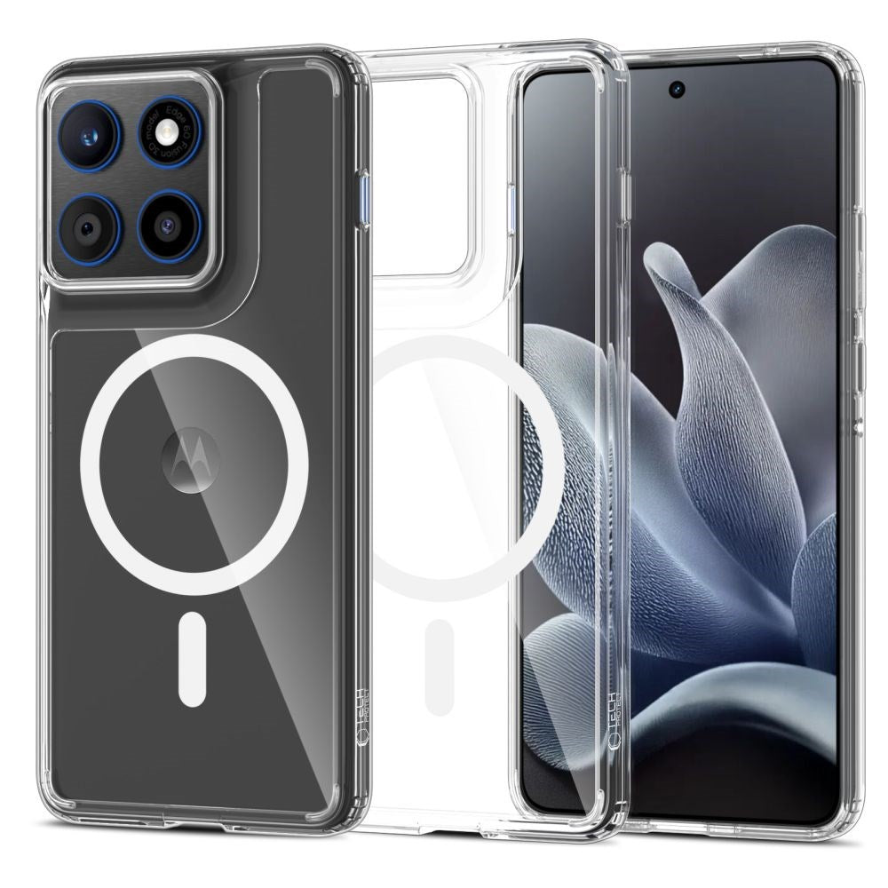 Motorola Edge 70 Tech-Protect FlexAir Hybrid Case - MagSafe Kompatibel - Gennemsigtig