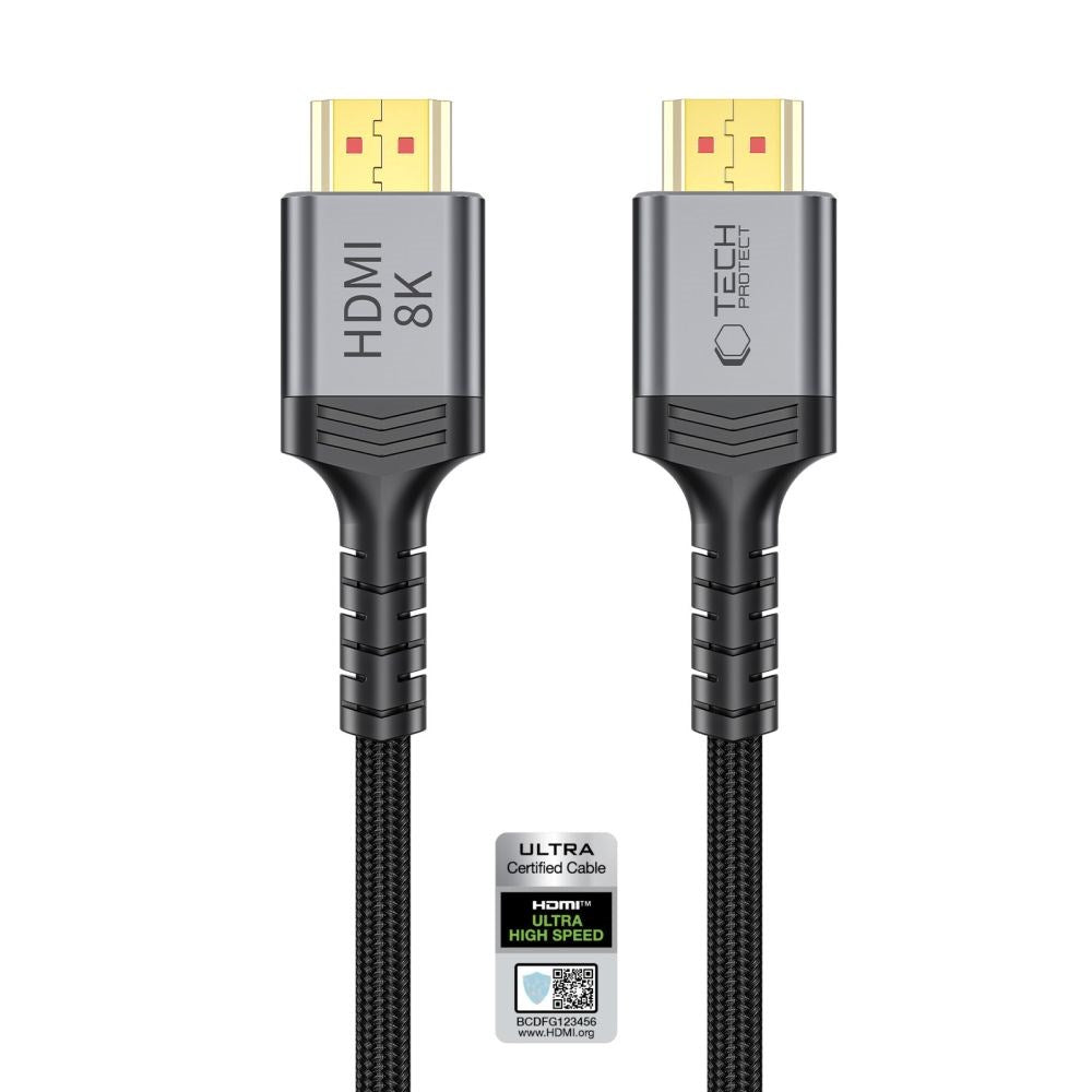 Tech-Protect UltraBoost HDMI til HDMI Kabel - 4K/120HZ / 8K/60HZ - 3m - Sort