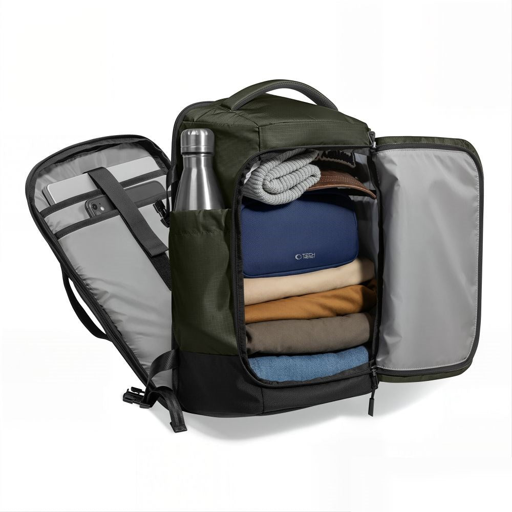 Tech-Protect Defender S70 24 Liter Rejsetaske - 40 x 30 x 20 cm - Grøn