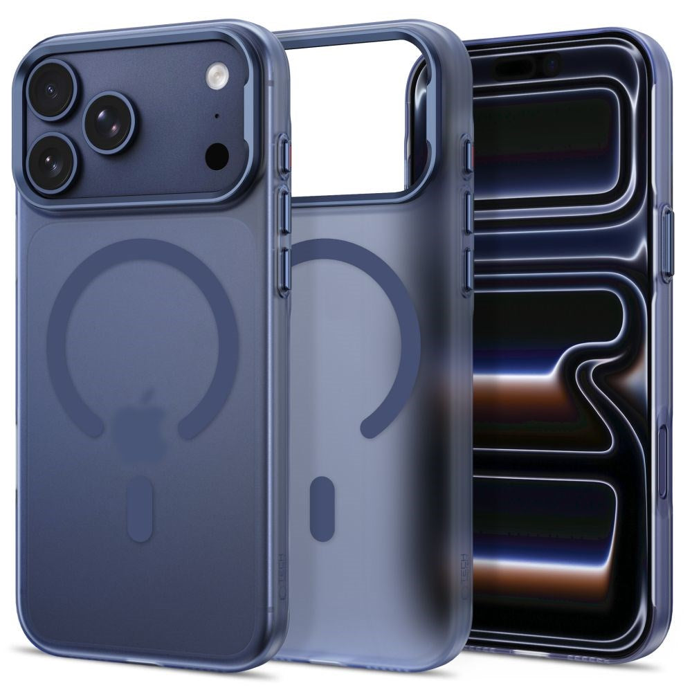 Tech-Protect iPhone 18 Pro / 17 Pro MagZero Mobil Cover - MagSafe Kompatibel - Matte Deep Blue