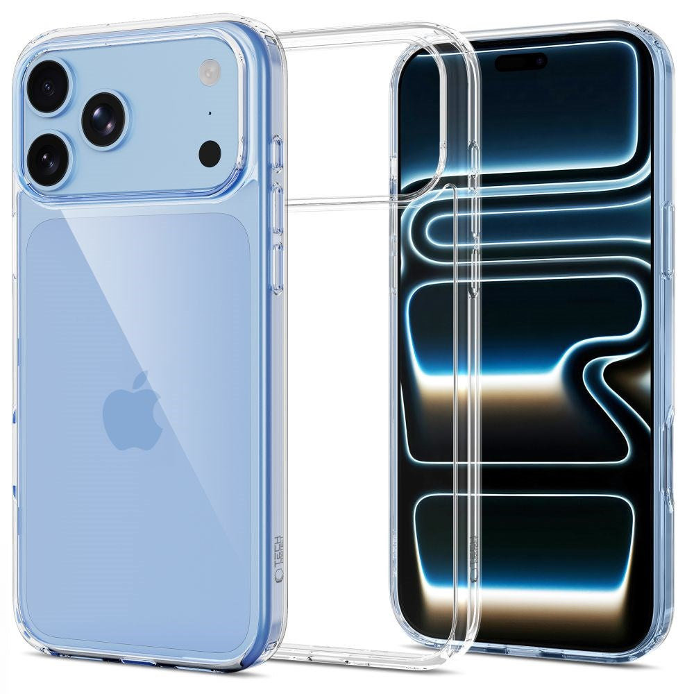 Tech-Protect iPhone 18 Pro / 17 Pro FlexAir Hybrid Mobil Cover - Gennemsigtig