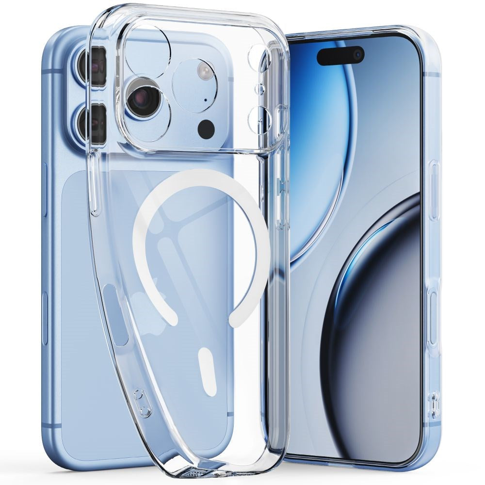 Tech-Protect FlexAir iPhone 17 Pro / 18 Pro Fleksibelt Plast Mobilcover - MagSafe Kompatibel - Gennemsigtig