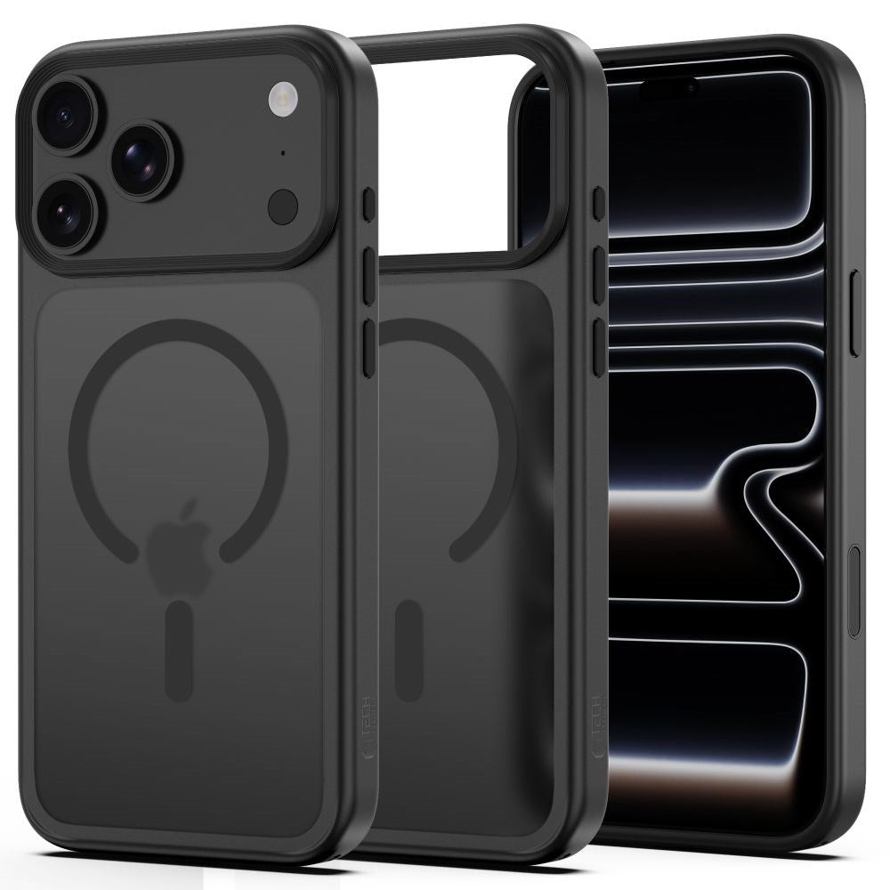 Tech-Protect iPhone 18 Pro Max / 17 Pro Max MagMat Mobil Cover - MagSafe Kompatibel - Mat Sort