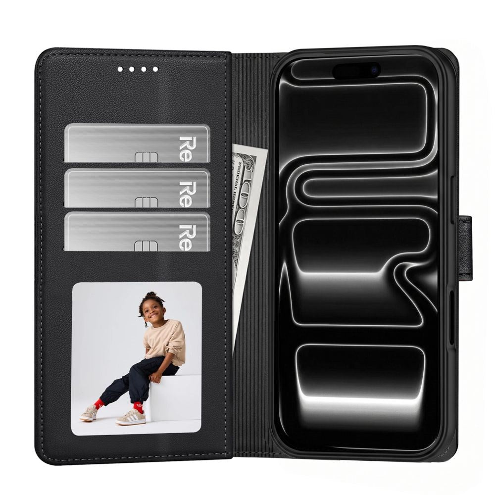 Tech-Protect iPhone 18 Pro / 17 Pro Wallet Flipcover - MagSafe Kompatibel - Sort