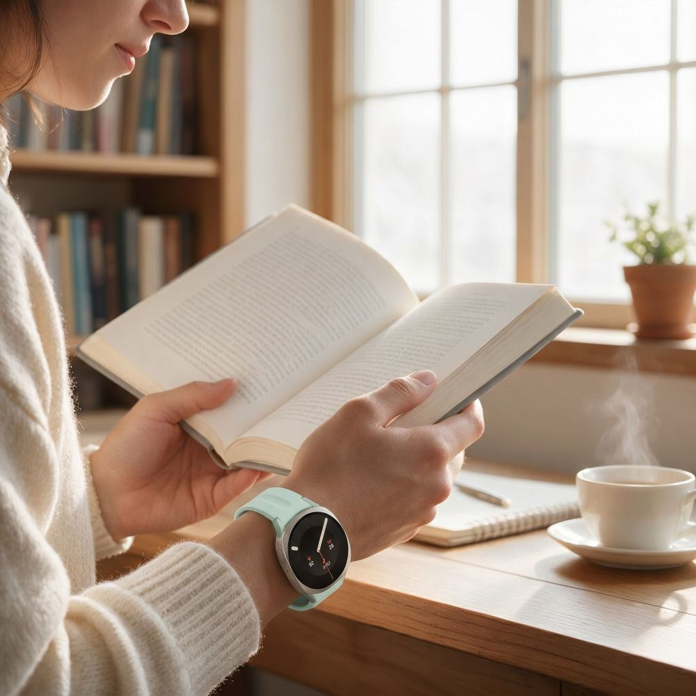 Samsung Galaxy Watch 8 / 9 / Classic (40 / 44 / 46mm) Tech-Protect Silikone Evo Rem - Lysegrøn