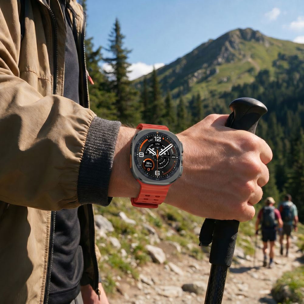 Samsung Galaxy Watch Ultra 2 / Ultra (47mm) Tech-Protect IconBand Pro Plast Rem - Rød