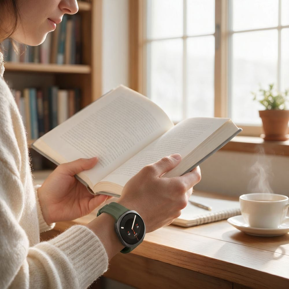 Samsung Galaxy Watch 8 / 9 / Classic (40 / 44 / 46mm) Tech-Protect Silikone Evo Rem - Mørkegrøn