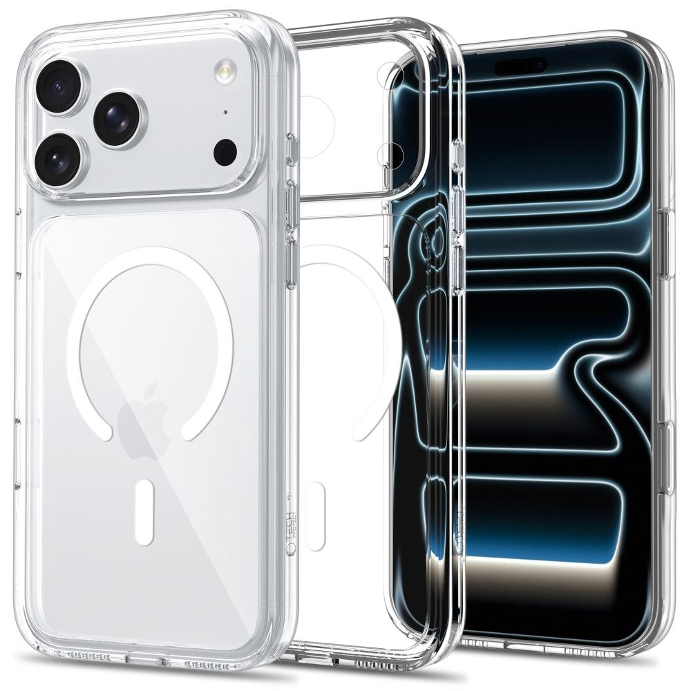 Tech-Protect iPhone 18 Pro / 17 Pro FlexAir Hybrid CC Cover - MagSafe Kompatibel - Gennemsigtig