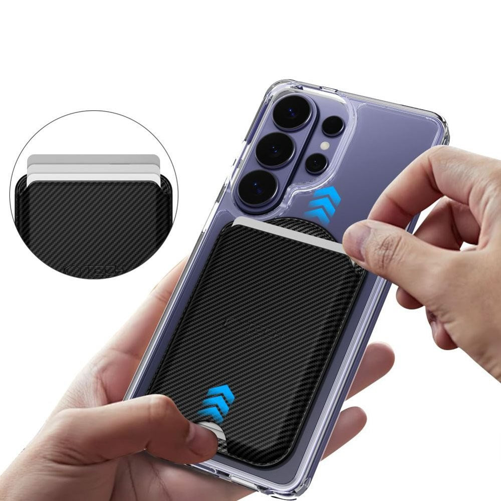 Tech-Protect MagWallet Plast Kortholder - MagSafe Kompatibel - Carbon