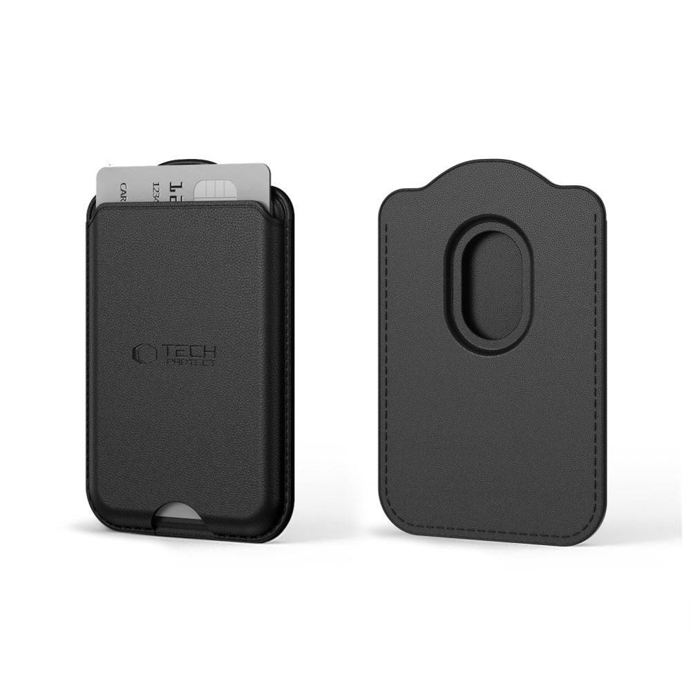 Tech-Protect MagWallet Plast Kortholder - MagSafe Kompatibel - Sort