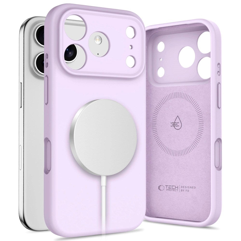 Tech-Protect - iPhone 17 Pro - Silicone Cover - MagSafe Kompatibel - Lilla