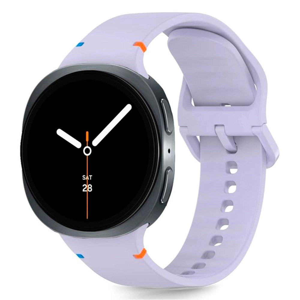 Tech-Protect - Samsung Galaxy Watch 8 / 8 Classic (40 / 44 / 46mm) - Silikone Rem - Elegant Purple