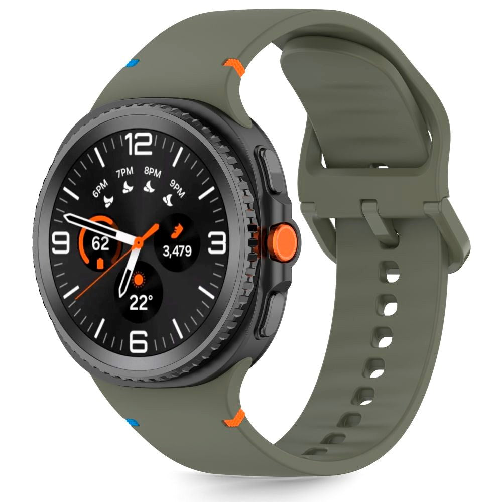 Tech-Protect - Samsung Galaxy Watch 8 / 8 Classic (40 / 44 / 46mm) - Silikone Rem - Army Green