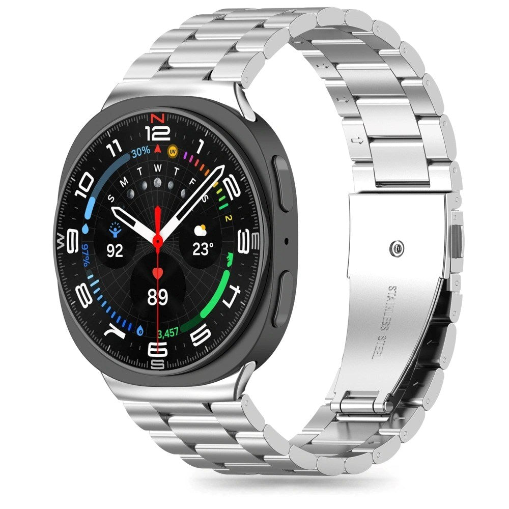 Tech-Protect Samsung Galaxy Watch 8 / 8 Classic (40 / 44 / 46mm) Rem - Rustfri Stål - Sølv