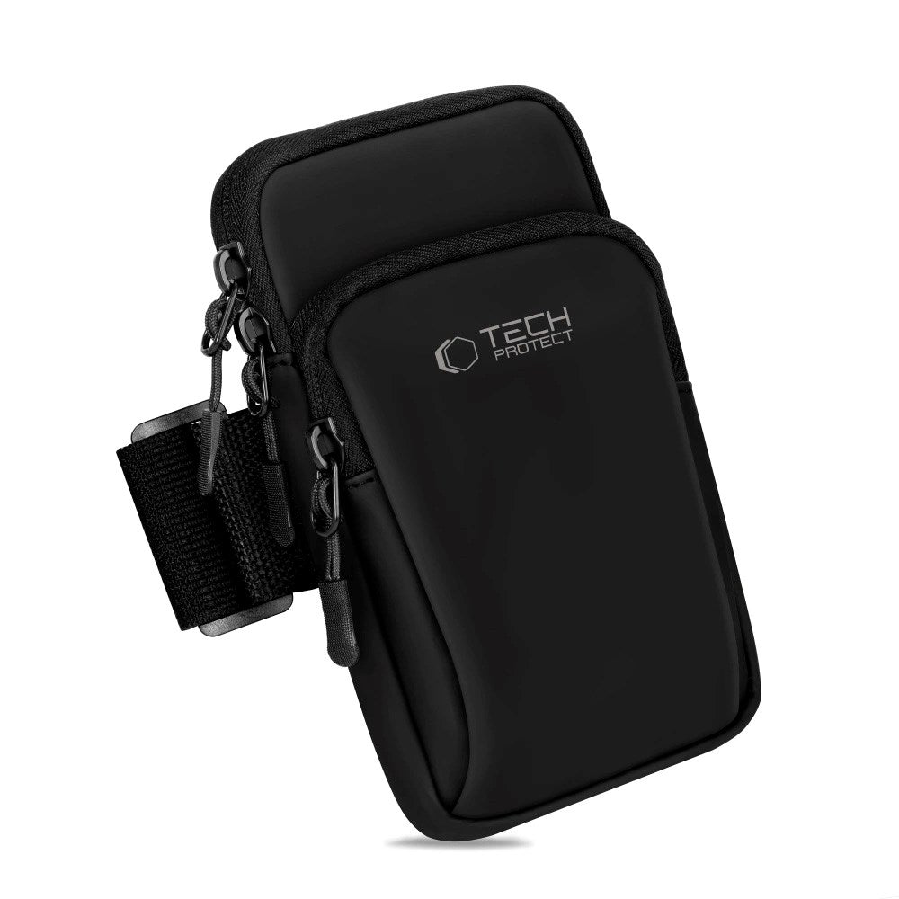 Tech-Protect - Løbearmbånd - Universal - Sort / Hvid