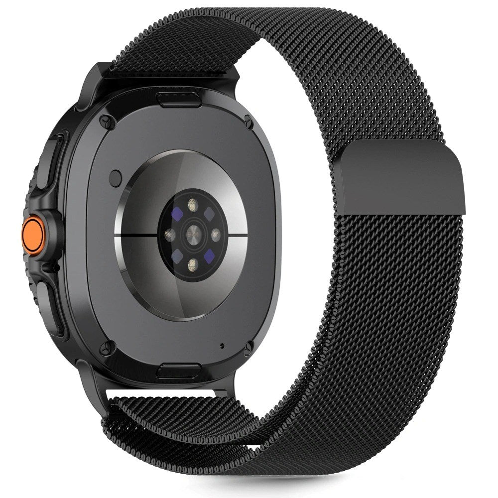 Tech-Protect Samsung Galaxy Watch 8 / 8 Classic (40 / 44 / 46mm) Milanse Band Rustfri Stål Rem - Sort