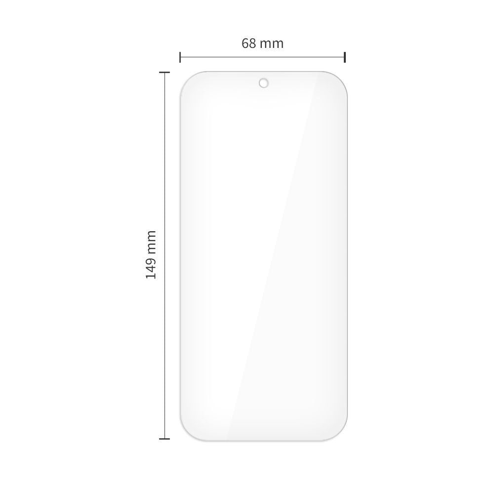 Google Pixel 11 Pro / 11 / 10 Pro / 10 / 9 Pro / 9 Tech-Protect Glass Fit+ Hærdet Skærmbeskyttelsesglas - 2 stk - Gennemsigtig