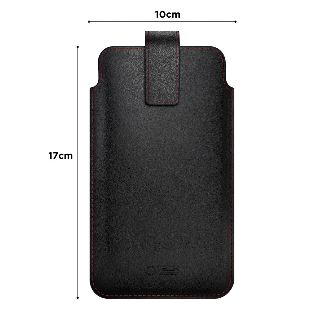 Universal Mobil Pouch - Tech-Protect - 17 x 10 cm - Sort