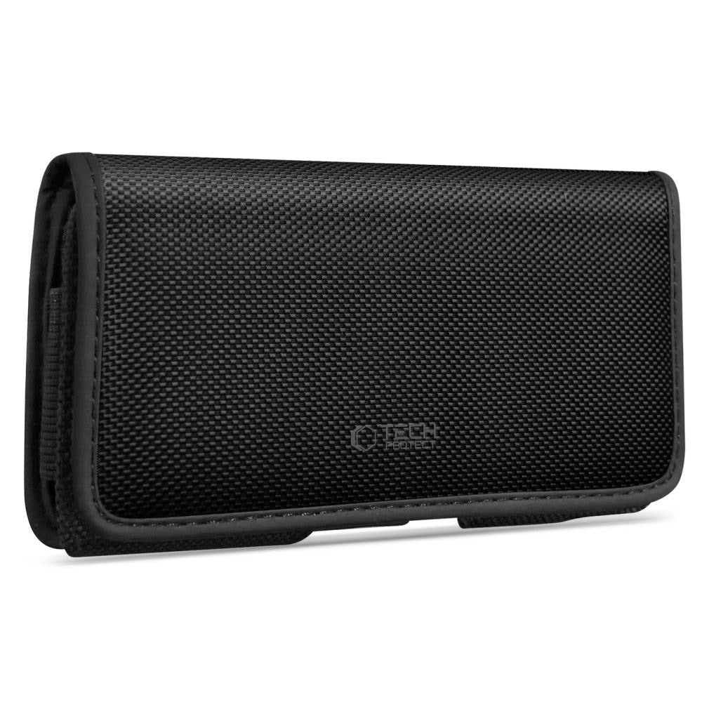Tech-Protect Universal Nylon Etui - Mål (16.2 x 9 x 2.8 cm) - Sort