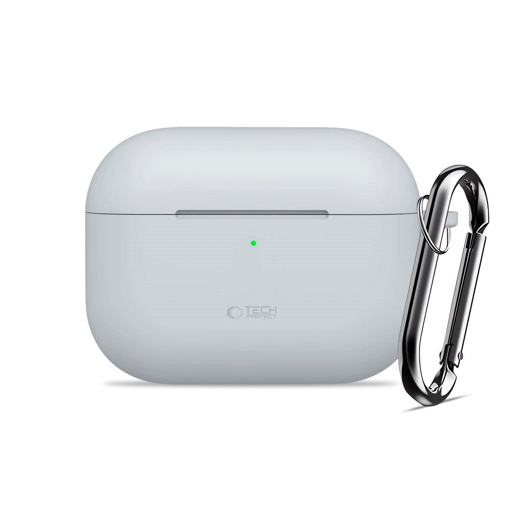 Tech-Protect - Apple AirPods Pro (3. gen.) Silicone Hook Cover - Grå