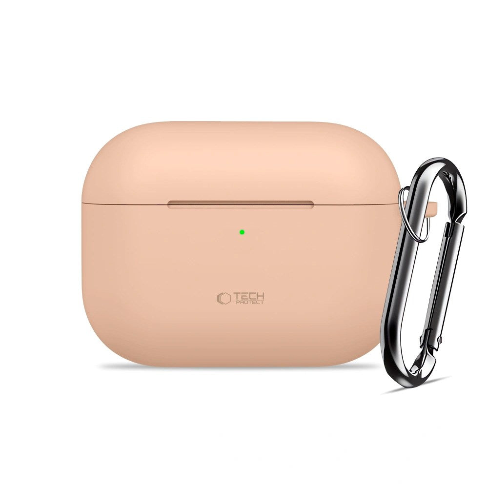 Tech-Protect - Apple AirPods Pro (3. gen.) Silicone Hook Cover - Beige
