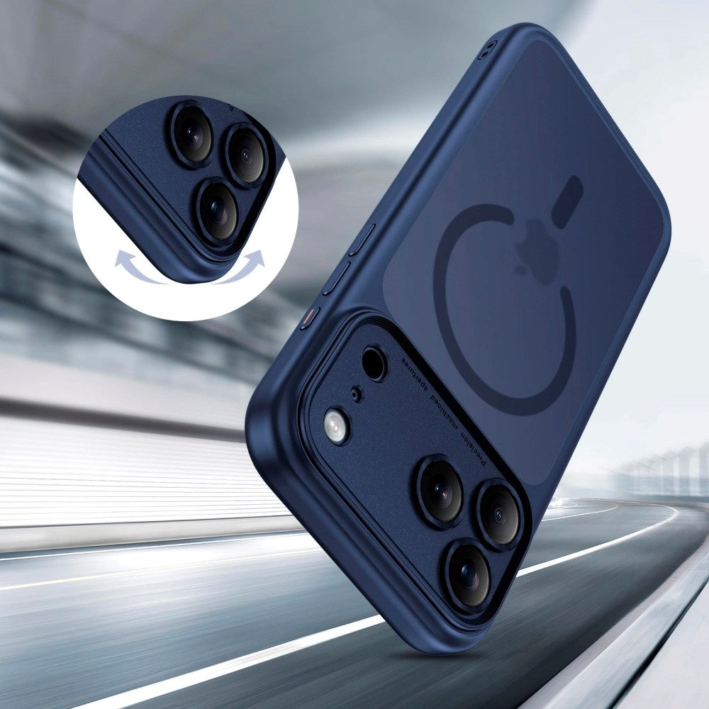 Tech-Protect - iPhone 17 Pro Max Magpeak Cover - MagSafe Kompatibel - Matte Deep Blue