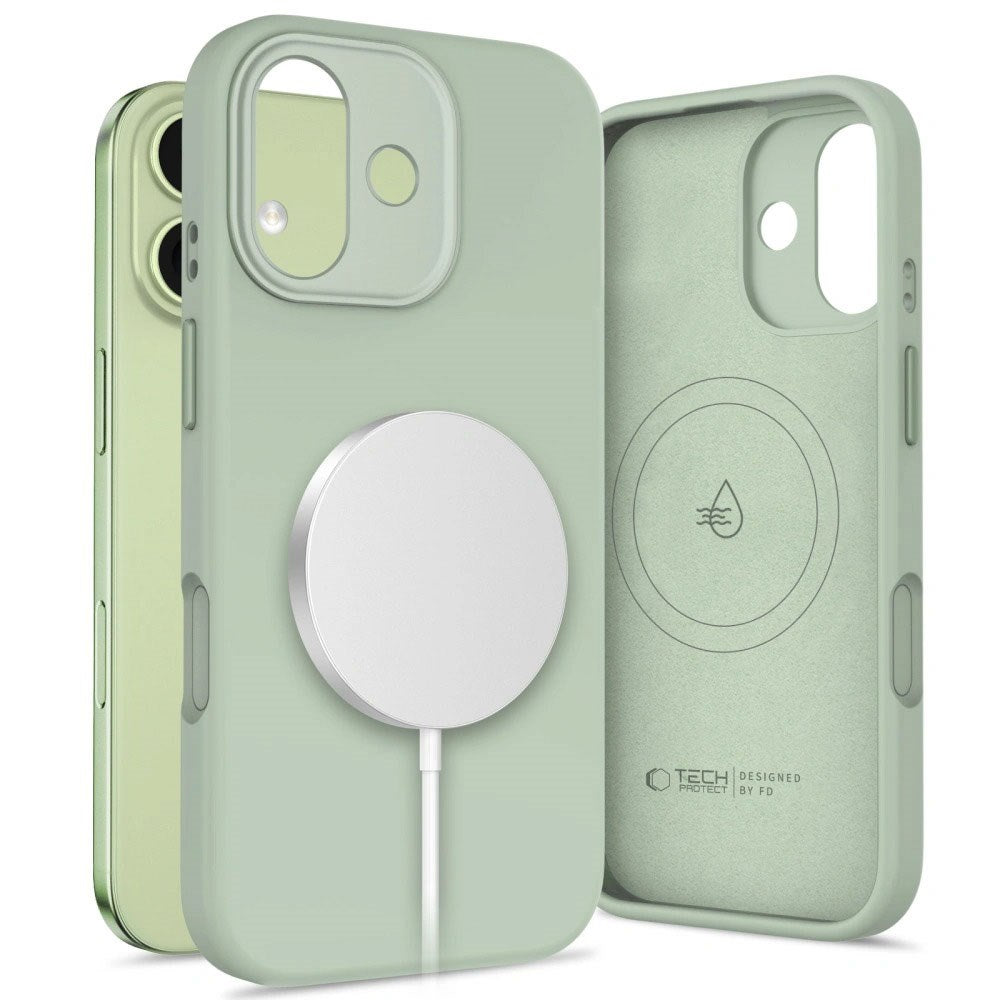 iPhone 17 Tech-Protect Uniq Hybrid Bagsidecover - MagSafe Kompatibel - Grøn