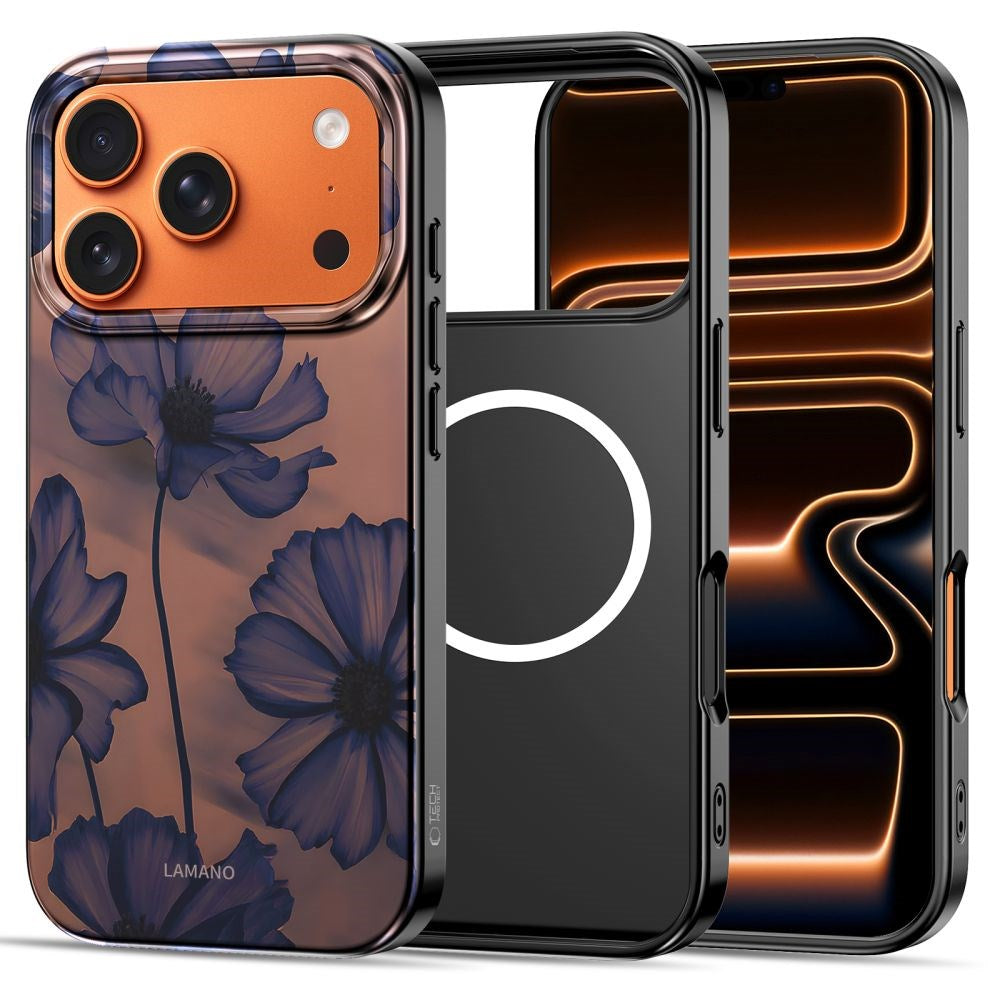 Tech-Protect iPhone 17 Pro Lamano Bagside Cover - MagSafe Kompatibel - Velvet Night